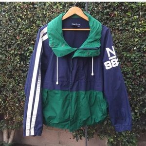 VTG Nautica Mens N983 Sailing Windbreaker Jacket M
